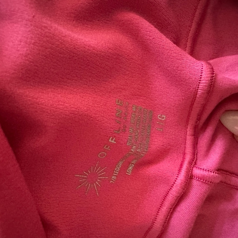 Offline by Aerie Pink Leggings Pants - Picture 4 of 4